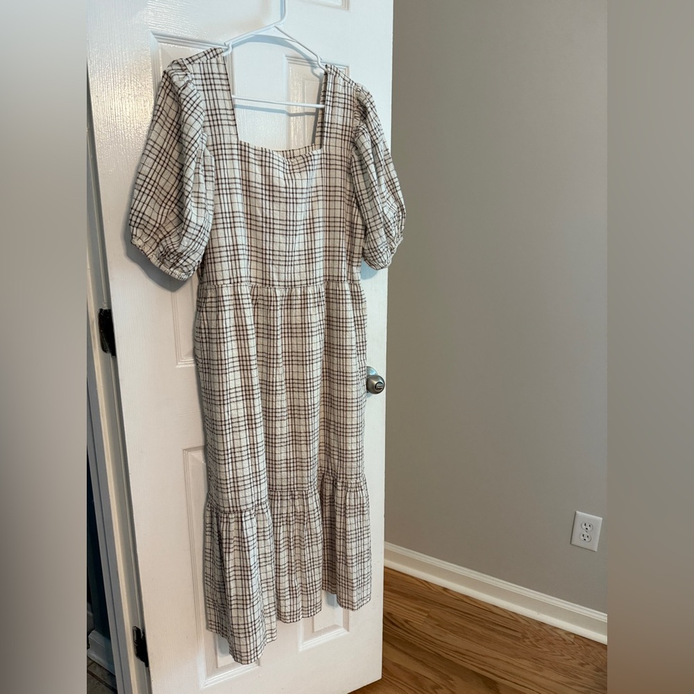 Neuflora Brielle Plaid Dress Medium
